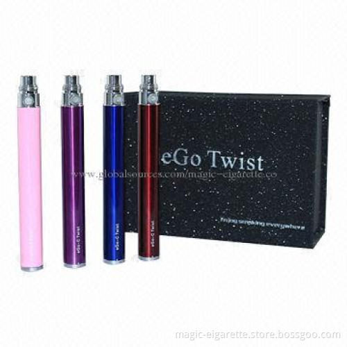 eGo-T Starter kit with Desay Batteries from Purlife, 3-4-hour Charging Time